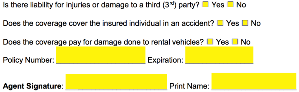 Free Auto Insurance Verification Letter - PDF | Word – eForms