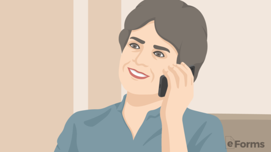 older woman receiving phone call 