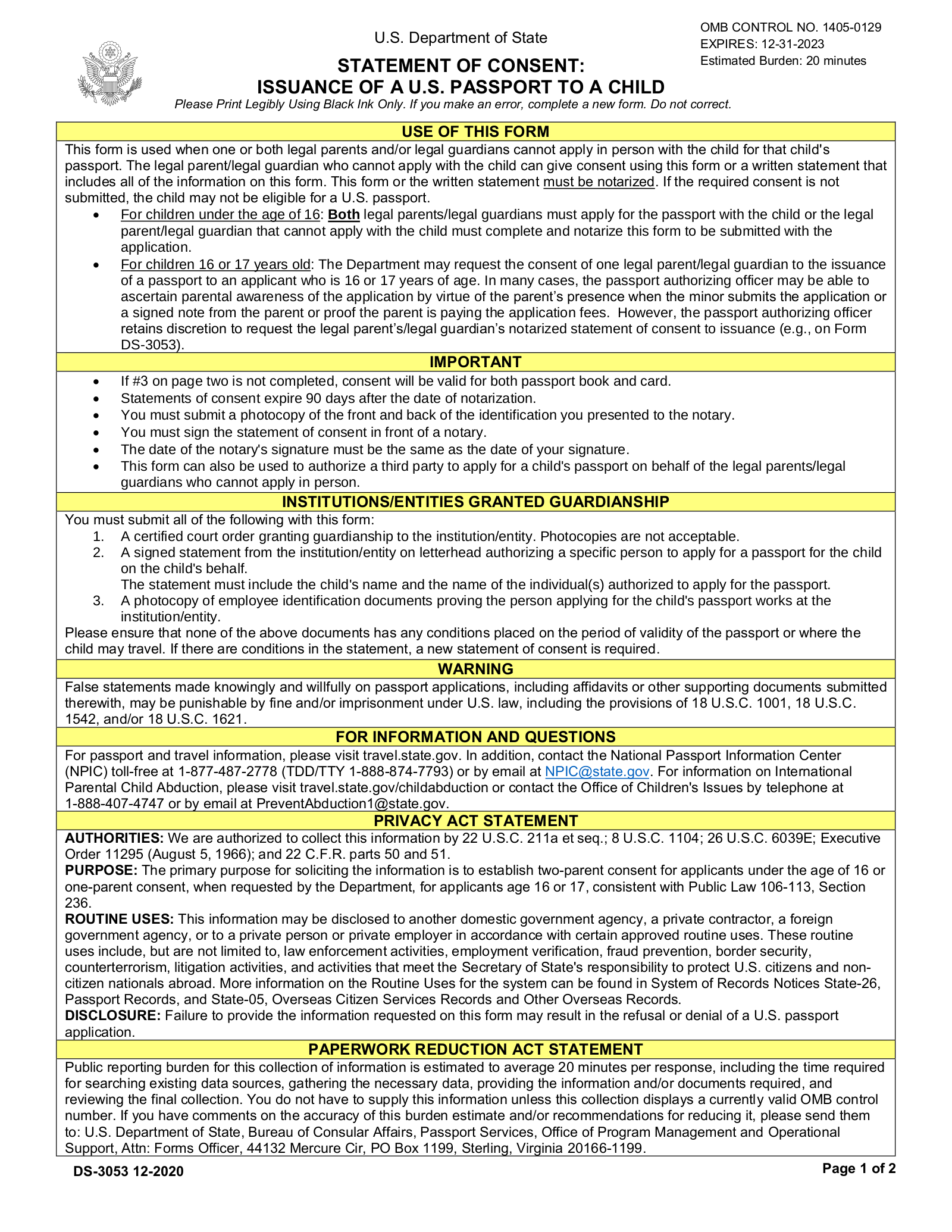 free-passport-parental-consent-form-ds-3053-pdf-eforms