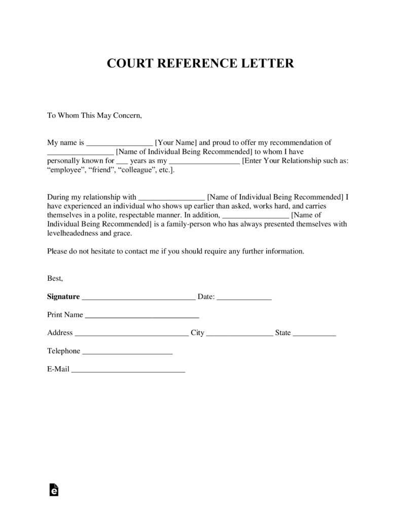 Sample Letter To Judge For Leniency