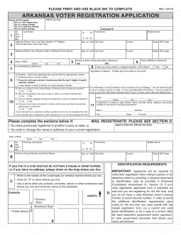 Arkansas Voter Registration Form – Register to Vote in AR