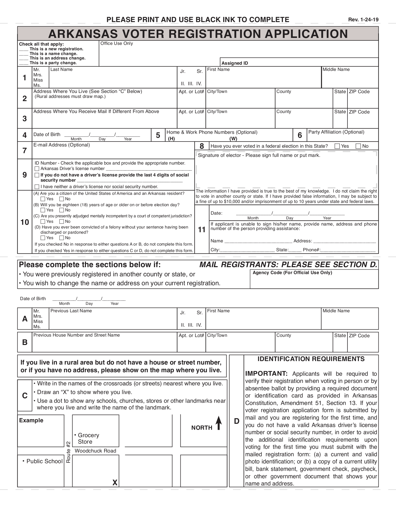 Arkansas Voter Registration Form – Register to Vote in AR