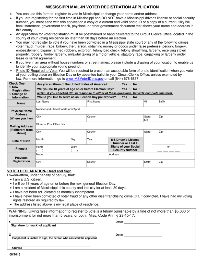 Register to vote vicksburg ms