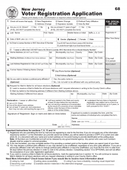 New Jersey Voter Registration Form – Register to Vote in NJ