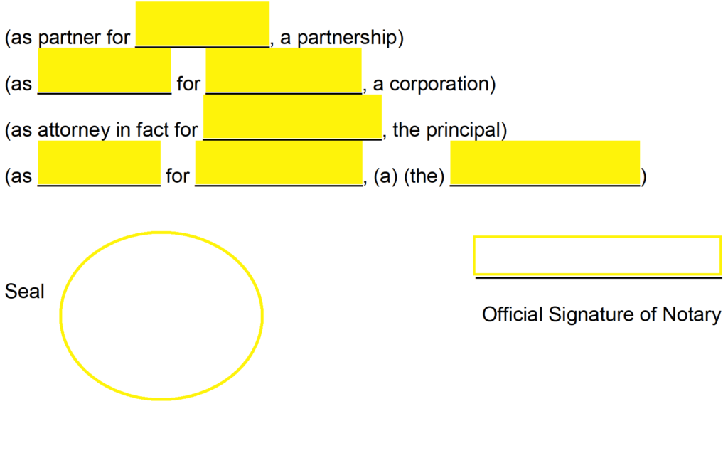 Free Rhode Island Notary Acknowledgment Form - PDF | Word – EForms