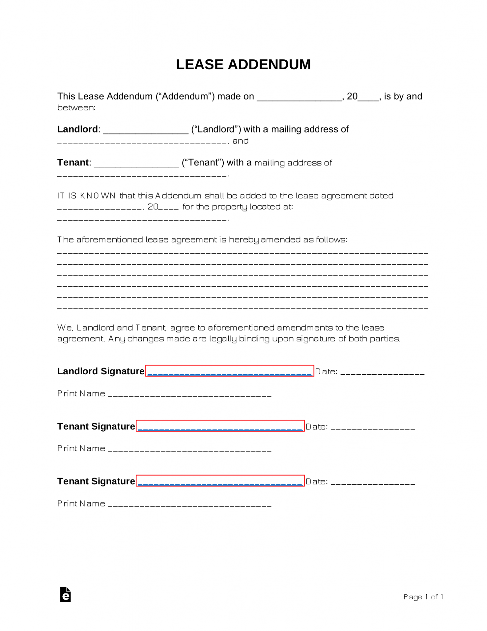 free-lease-addendum-templates-12-pdf-word-eforms