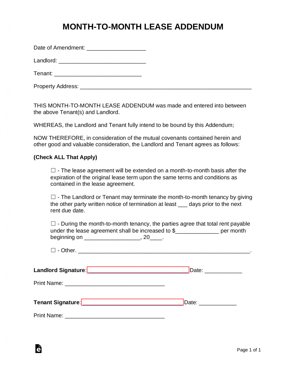 California Lease Renewal With Rent Increase Printable Form Printable 