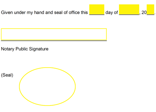 Free Texas Notary Acknowledgment Form - PDF | Word – eForms
