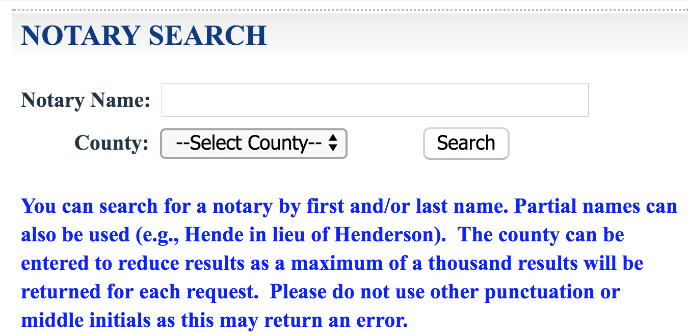 notary search by name