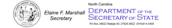 north carolina secretary of state website banner