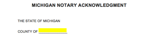 does a will have to be notarized in michigan