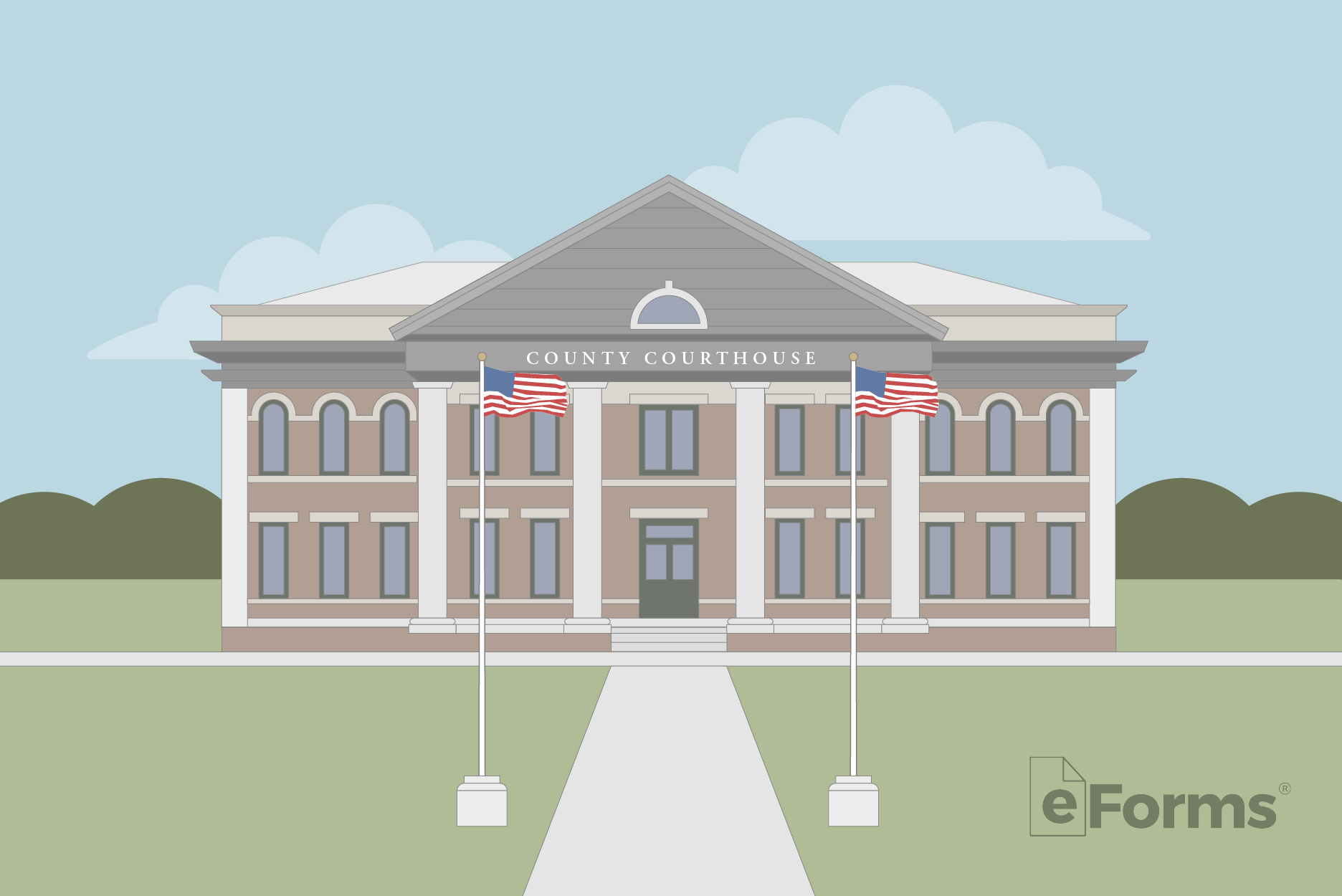 Court house building.