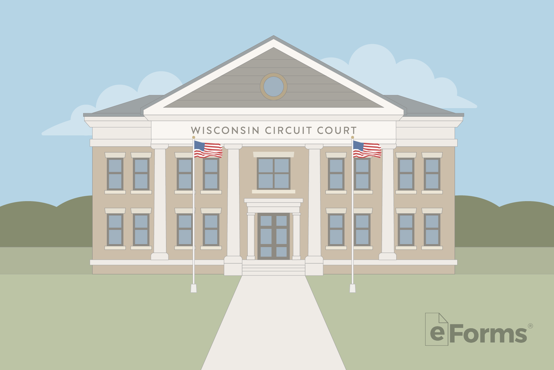 Wisconsin circuit court building.