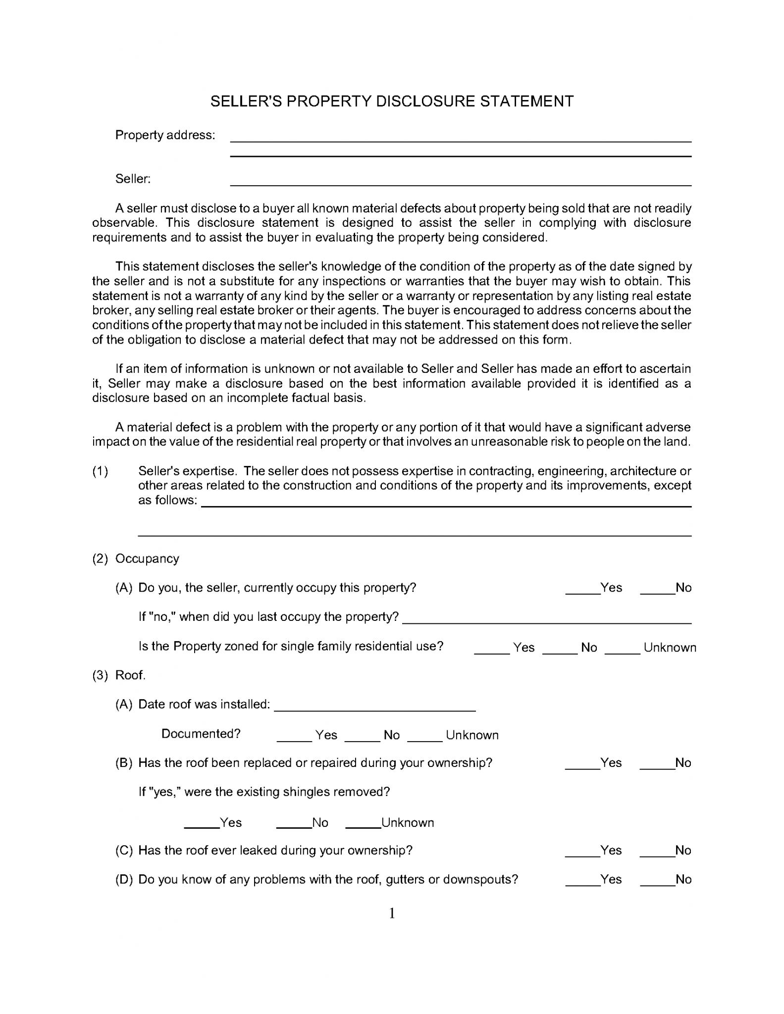 Free Pennsylvania Residential Purchase Agreement Template PDF Word