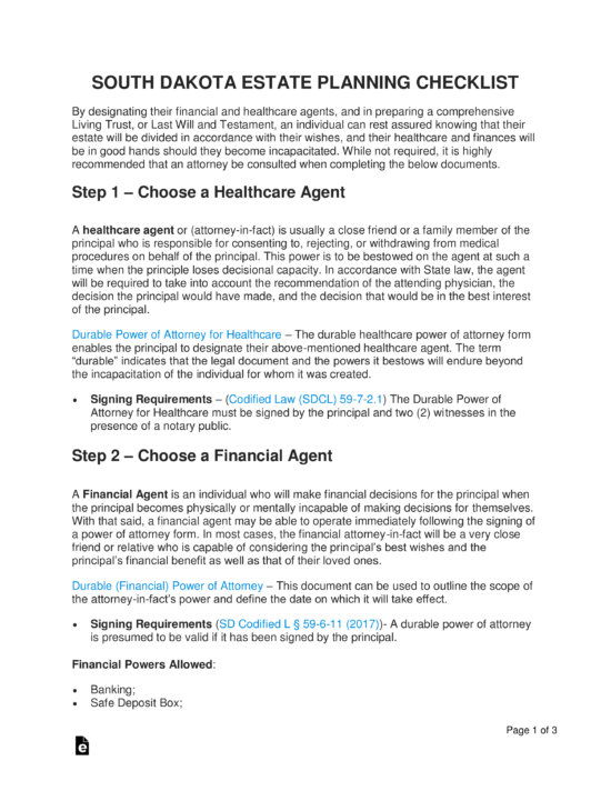 digital estate planning checklist pdf