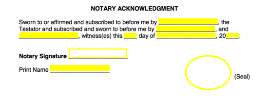 does a will have to be notarized in mn