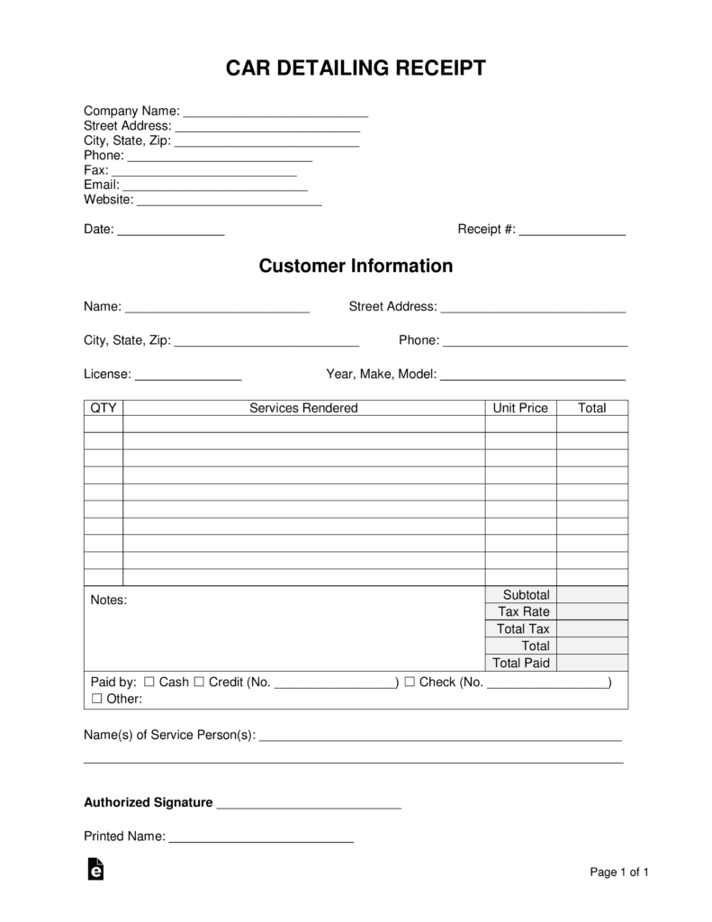 Receipt Template For Auto Sale Beautiful Receipt Forms My XXX