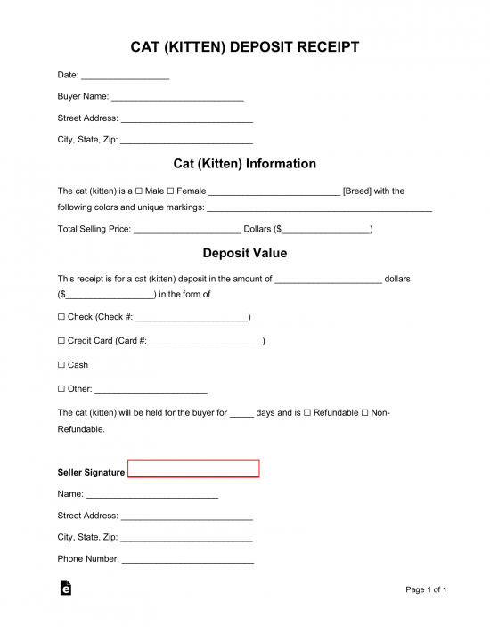 free-cat-kitten-deposit-receipt-template-pdf-word-eforms