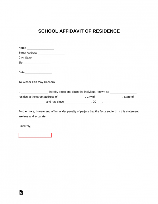 proof of residence meaning in telugu