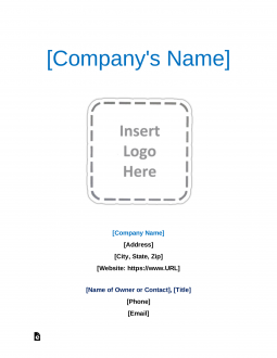 Restaurant Business Plan Template