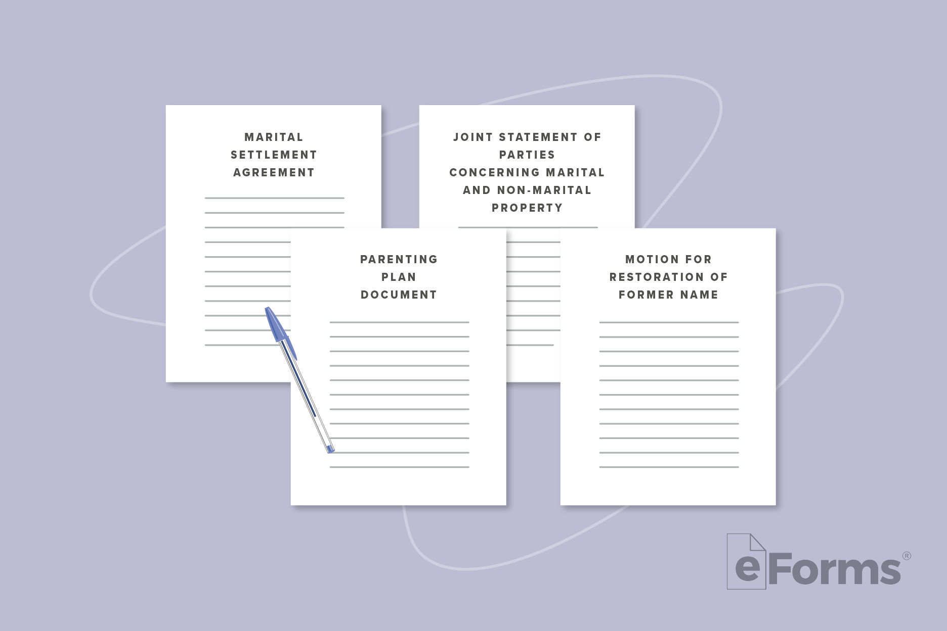 Icons of the 4 different  Additional Forms required.
