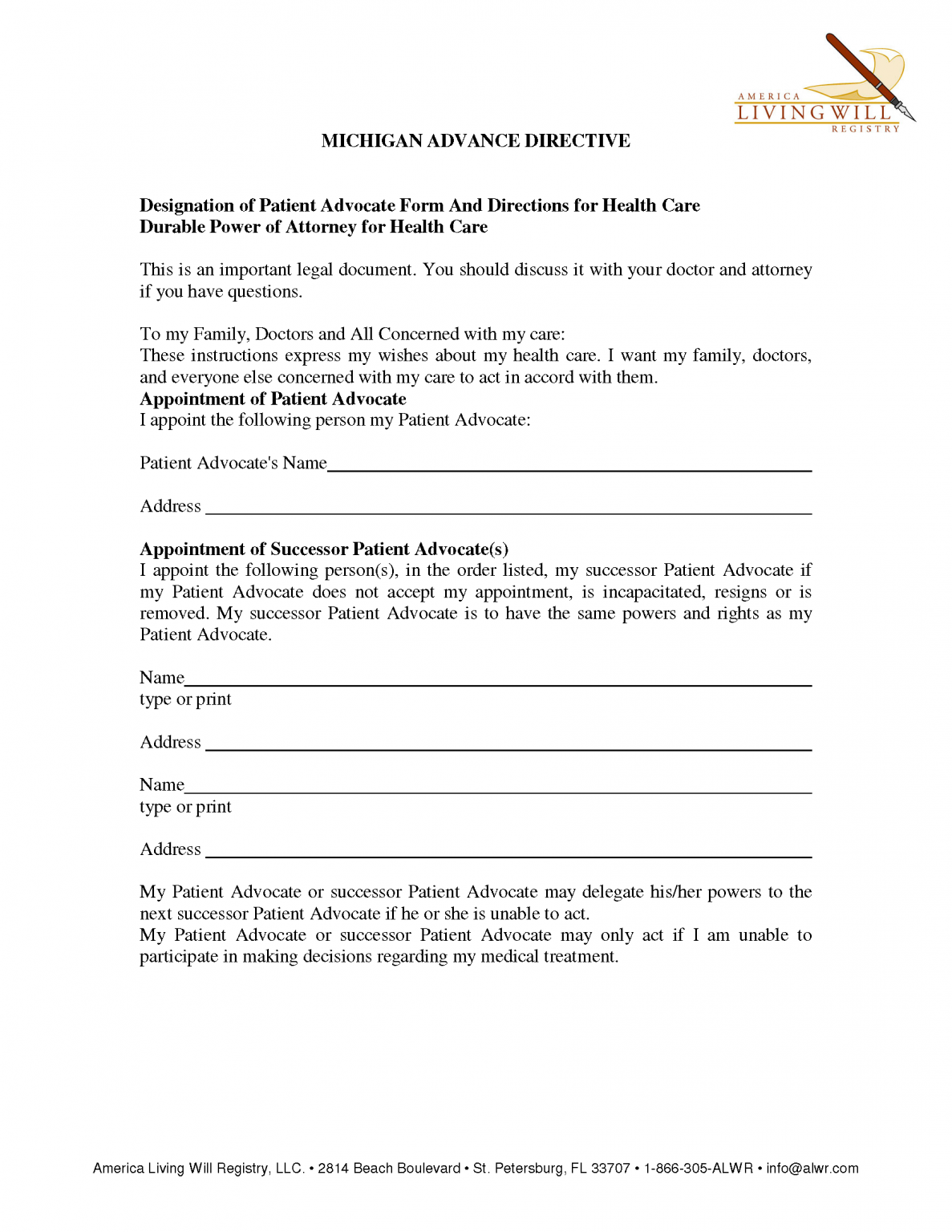 free-michigan-advance-directive-form-pdf-eforms