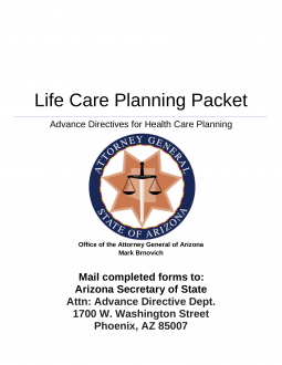 Arizona Advance Directive Form