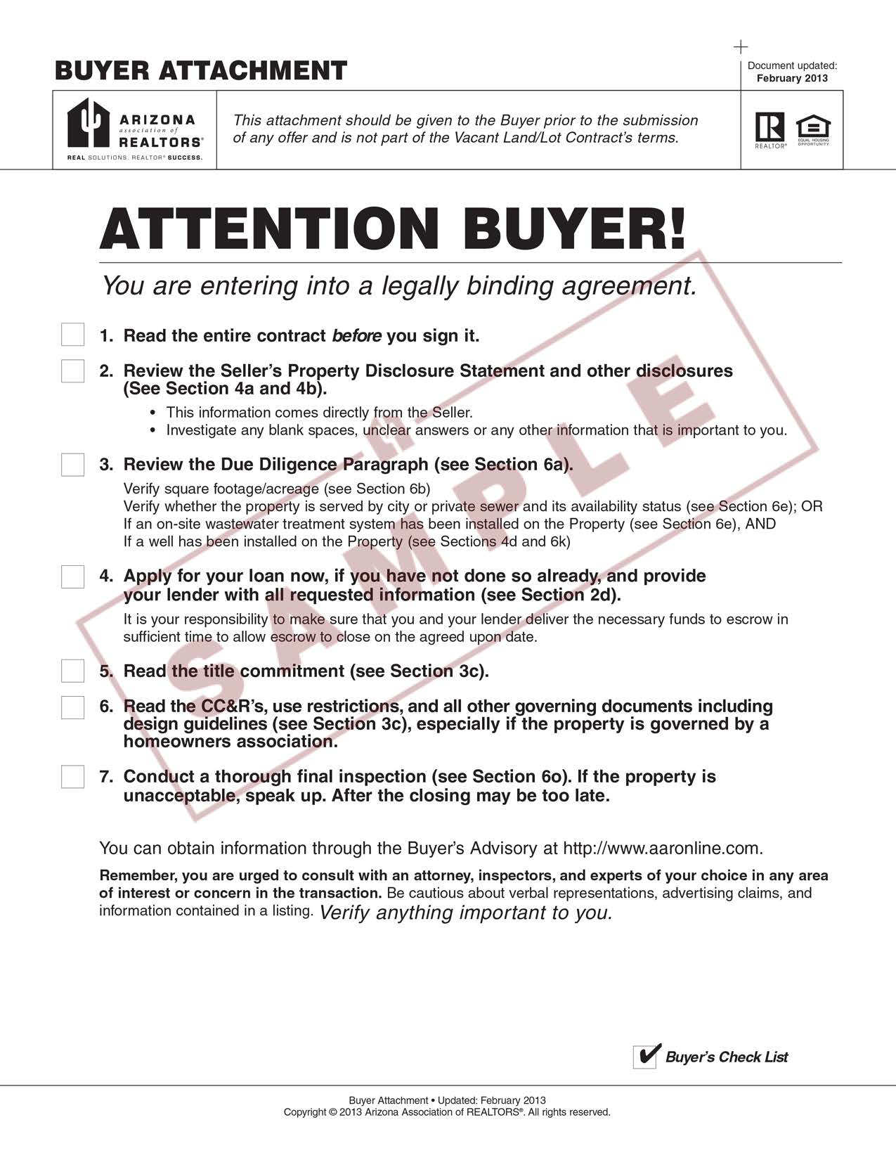 Free Arizona Land Contract Template PDF Word eForms