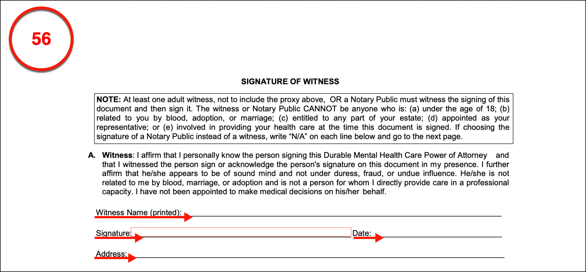 Free Arizona Advance Directive Form PDF EForms