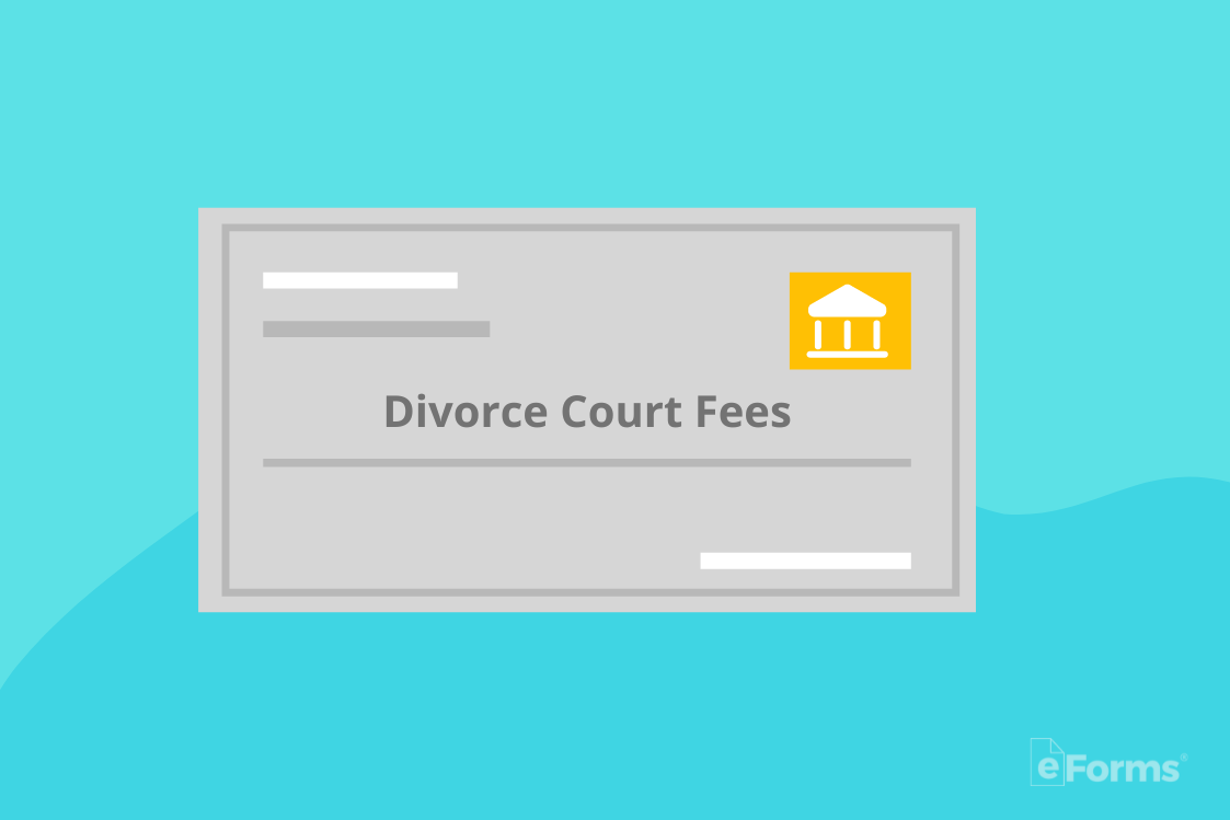 check depicting divorce court fees