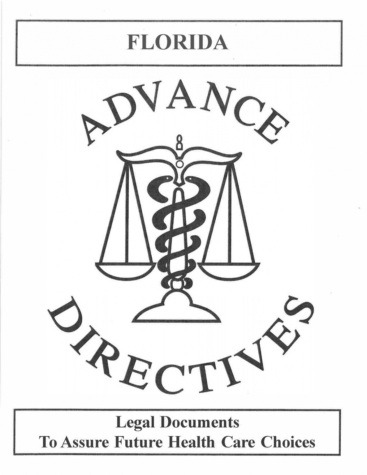 Free Florida Advance Directive Form PDF EForms