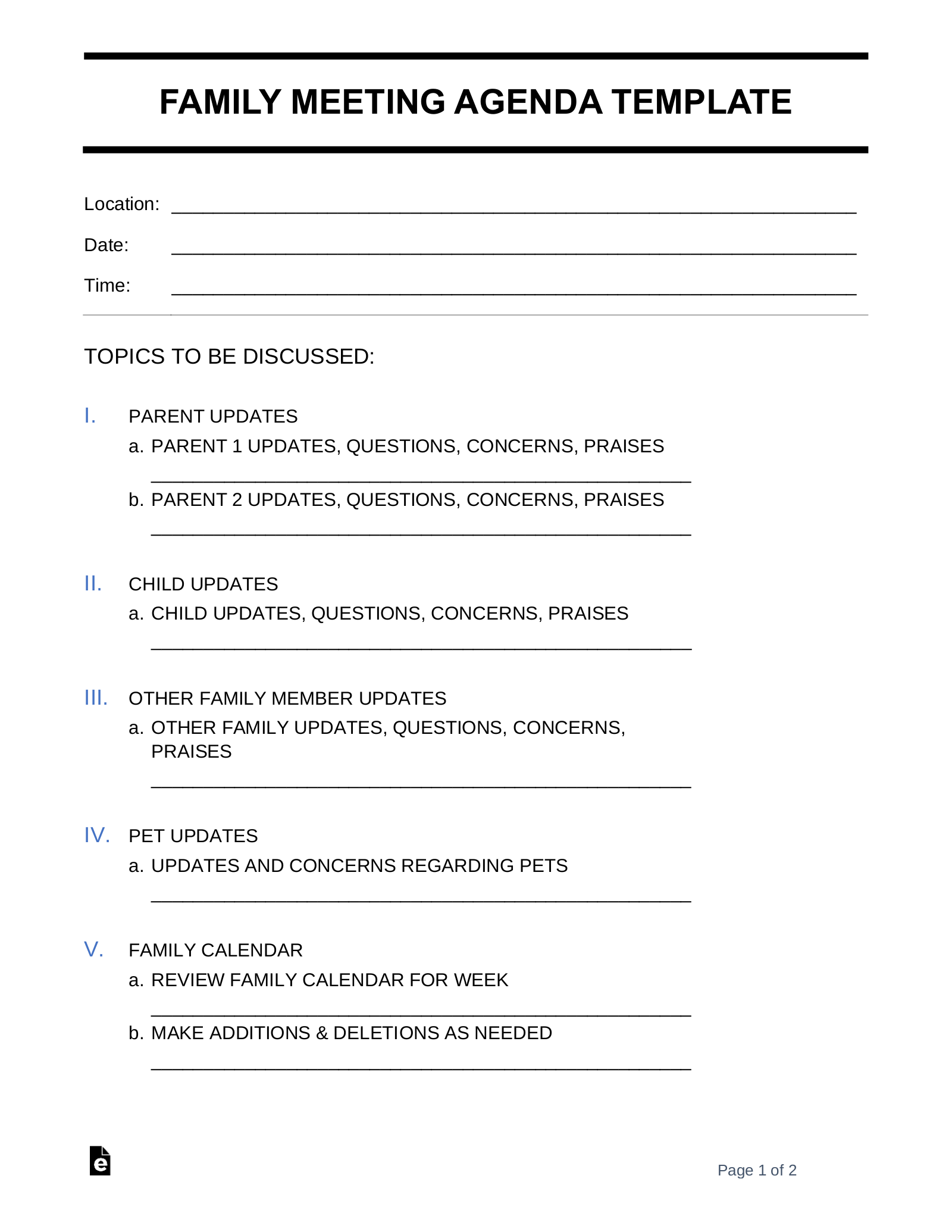 free-family-meeting-agenda-template-sample-pdf-word-eforms