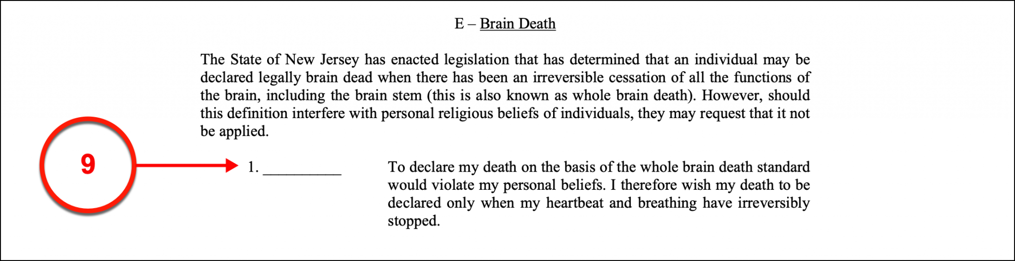 Free New Jersey Advance Directive Form PDF eForms