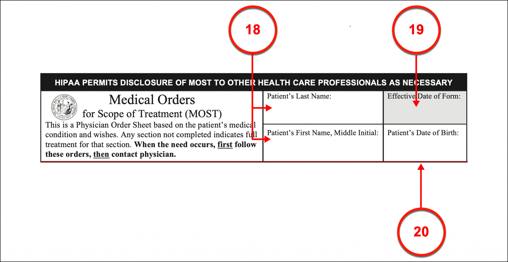 Free North Carolina Advance Directive Form Pdf Eforms 4154