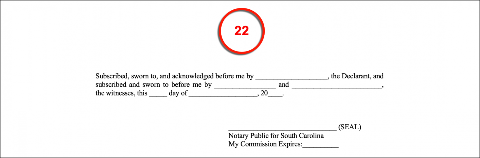 Free South Carolina Advance Directive Form PDF eForms