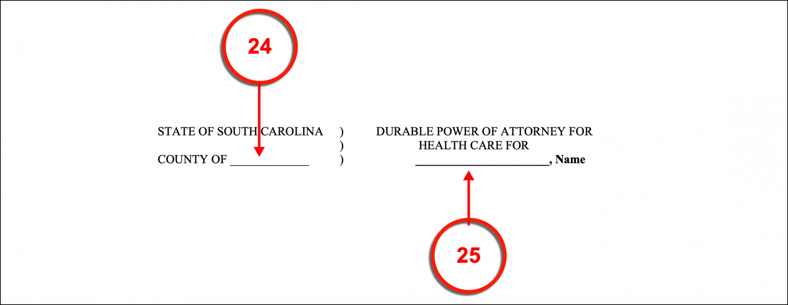 Free South Carolina Advance Directive Form PDF eForms