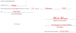 Free Washington Advance Directive Form - PDF | eForms