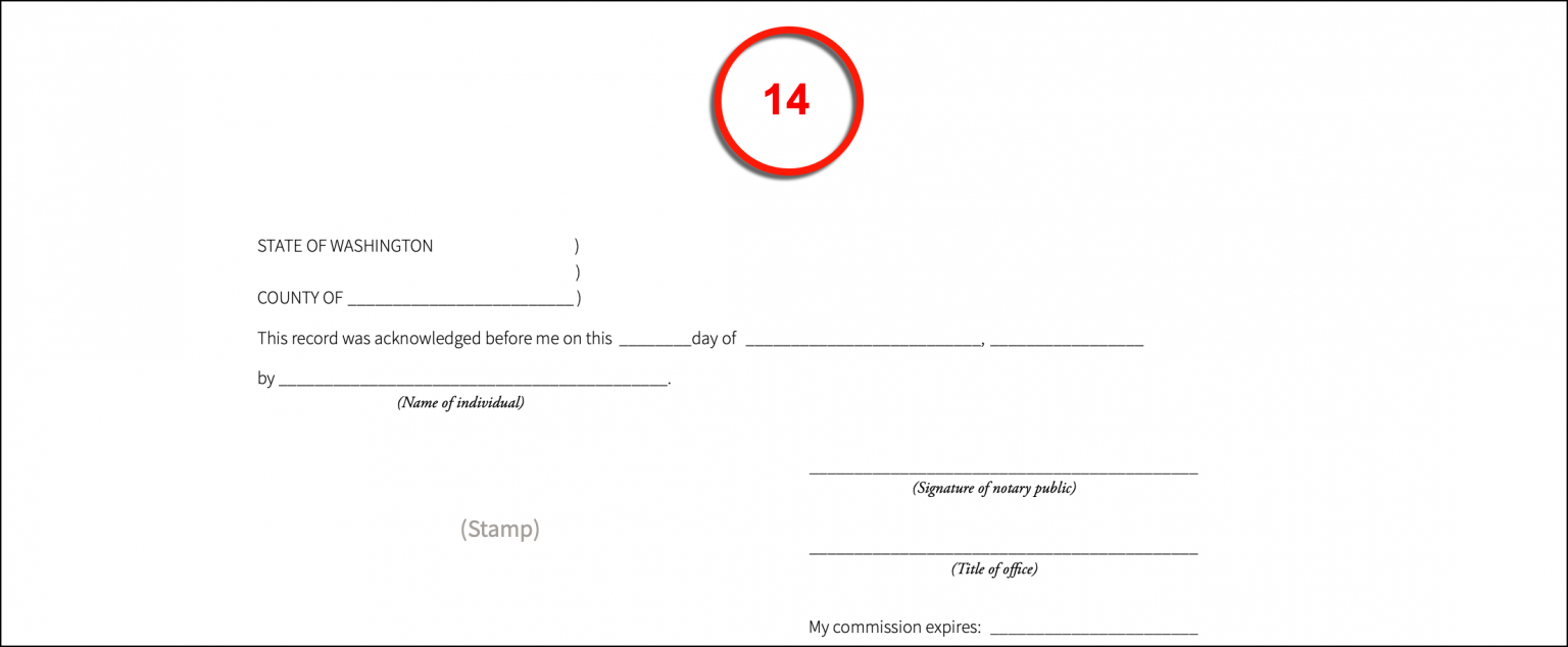 Free Washington Advance Directive Form PDF eForms