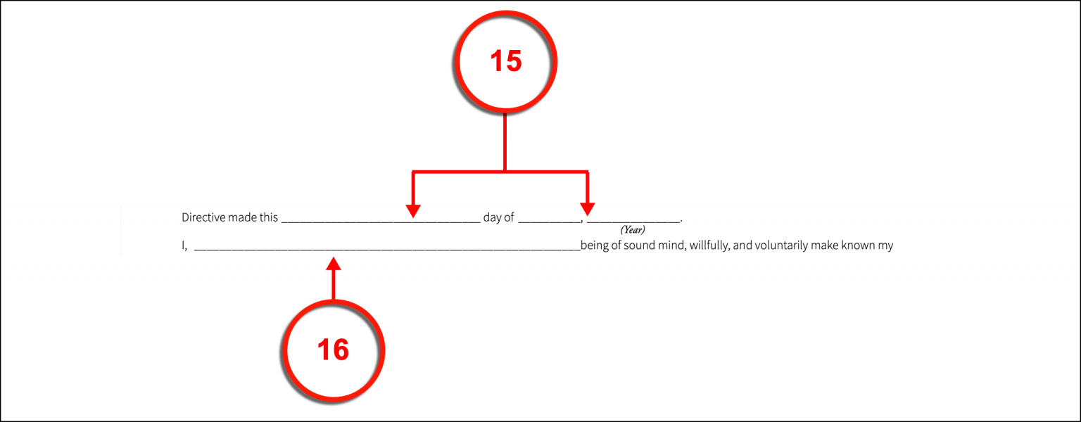 Free Washington Advance Directive Form - PDF – eForms