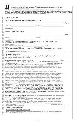 Free New Jersey Land Contract Template - PDF | Word – eForms