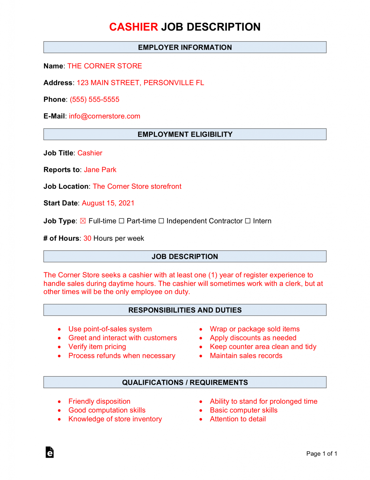 free-cashier-job-description-template-sample-pdf-word-eforms
