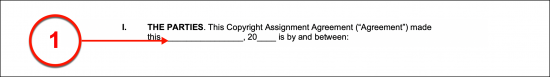 copyright assignment clause