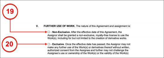 copyright assignment template uk