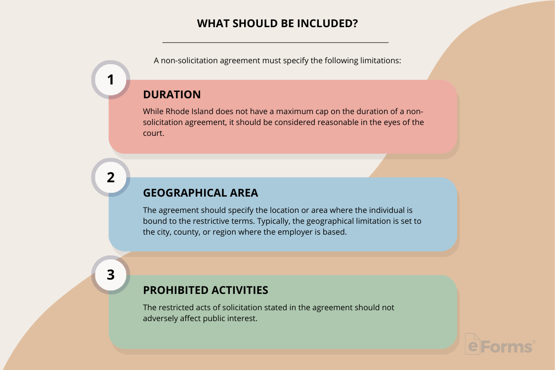 What should you include in a non-solicitation agreement. 