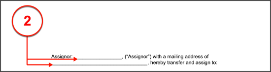 contract of assignment template