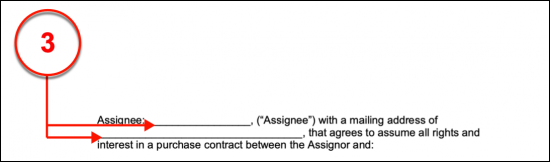 seller's assignment of real estate contract