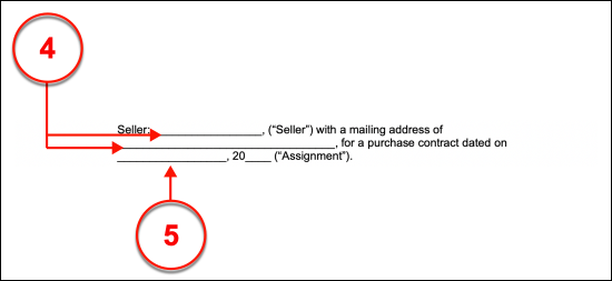 real estate assignment contract