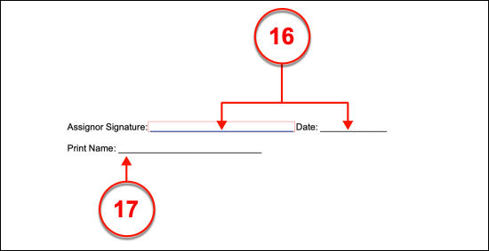 real estate assignment contract