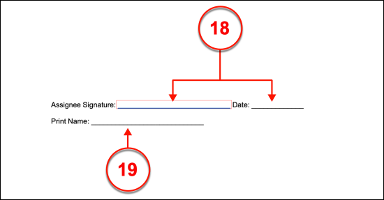 contract of assignment template