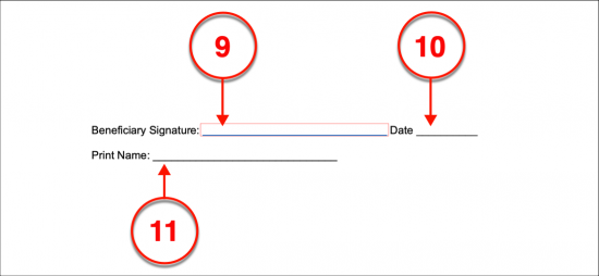 assignment of claim form